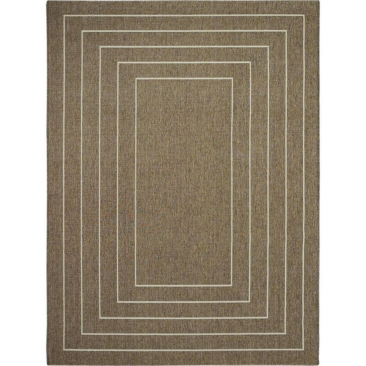 DECOCASA - Alfombra Tejida 3977 Bali Singelo 150x200 cm Polipropileno Café