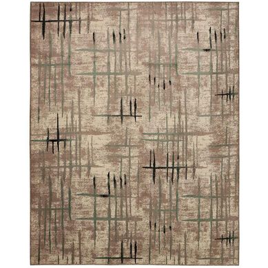 Alfombra Tejida 0102 Sutil Tropical 200x290 cm Multicolor