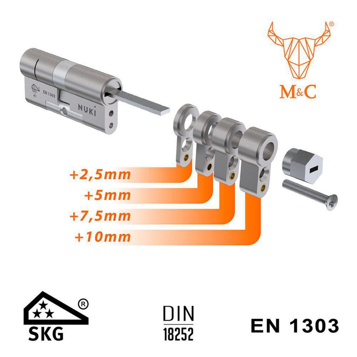 NUKI - Cilindro Puerta Universal