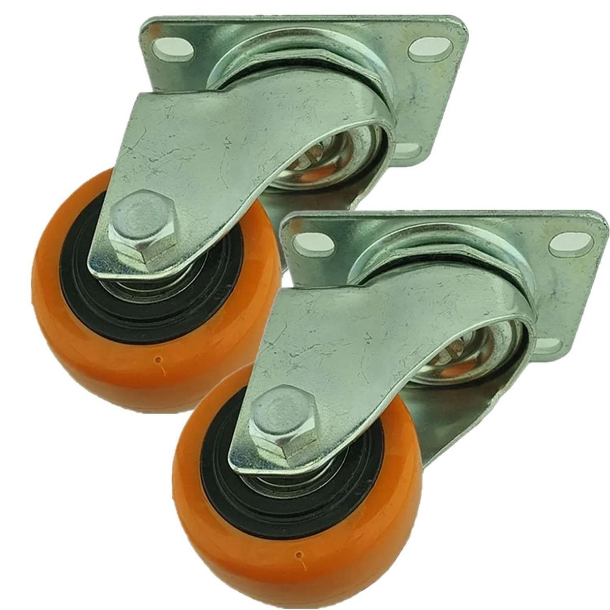 SOFBAL - Pack 2 Ruedas Giratorias 75mm Pu