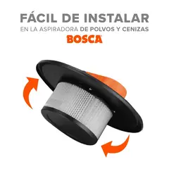 BOSCA - Filtro Hepa Con Malla Para Aspiradora De Cenizas