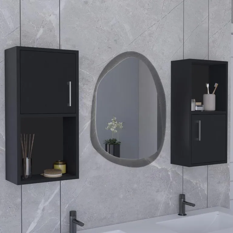 Mueble Auxiliar Bath X2 2 Puertas Wengue