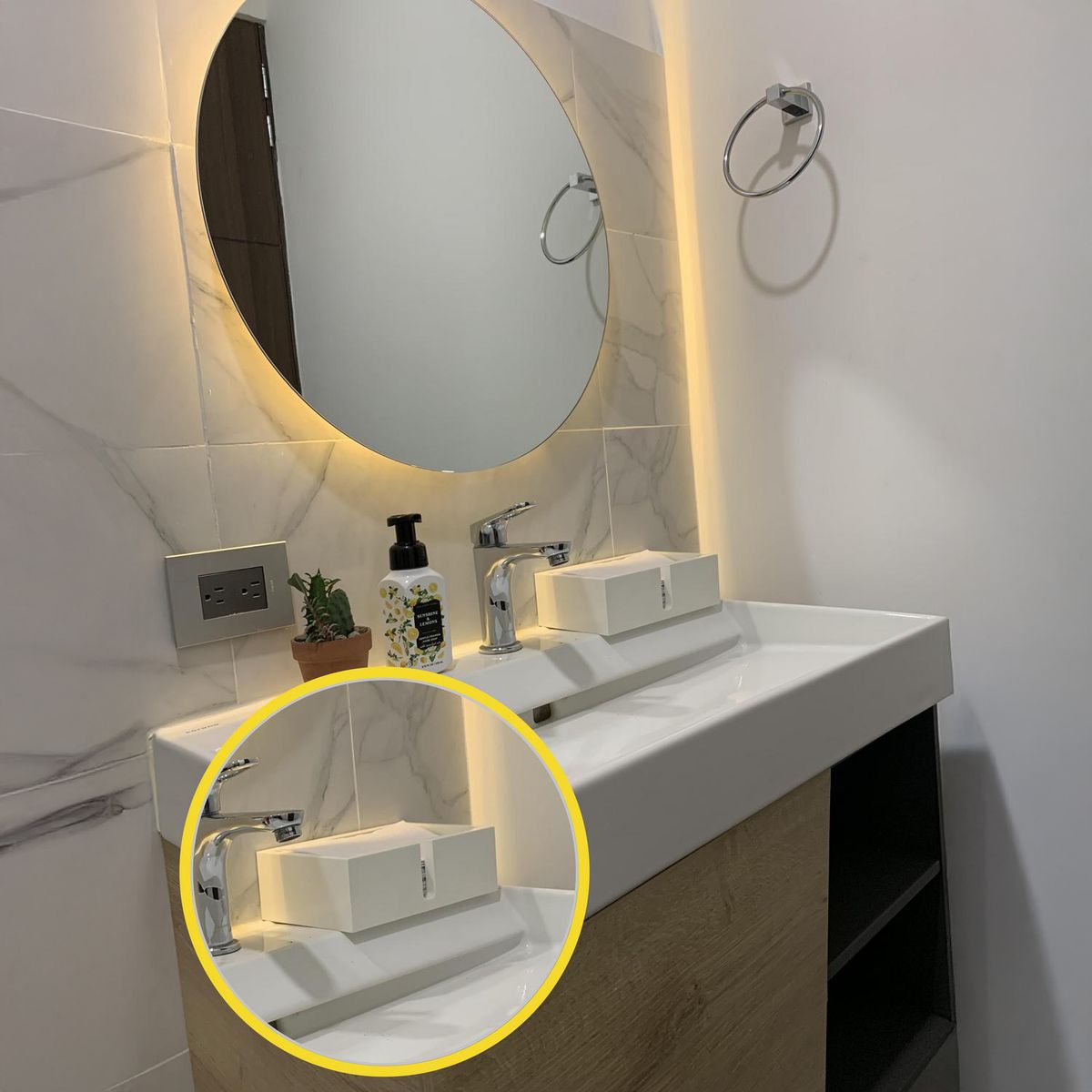 TUHOME - Toallero Blanco