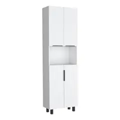 TUHOME - Alacena Multiusos Oshawa 4 Puertas Blanco