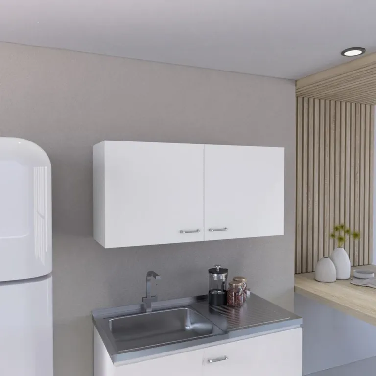 Mueble Superior Cocina Napoles 100cm 1 Cajón Blanco
