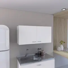 TUHOME - Mueble Superior Cocina Napoles 100cm 1 Cajón Blanco