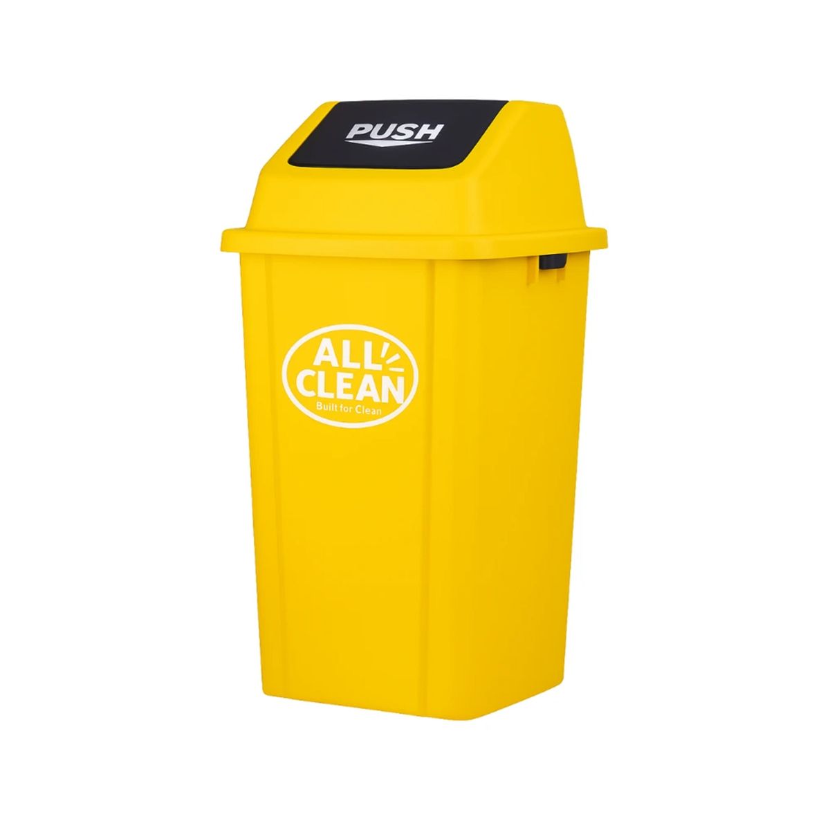 ALL CLEAN - Basurero Vaivén All Clean 60 Litros Amarillo Resistente