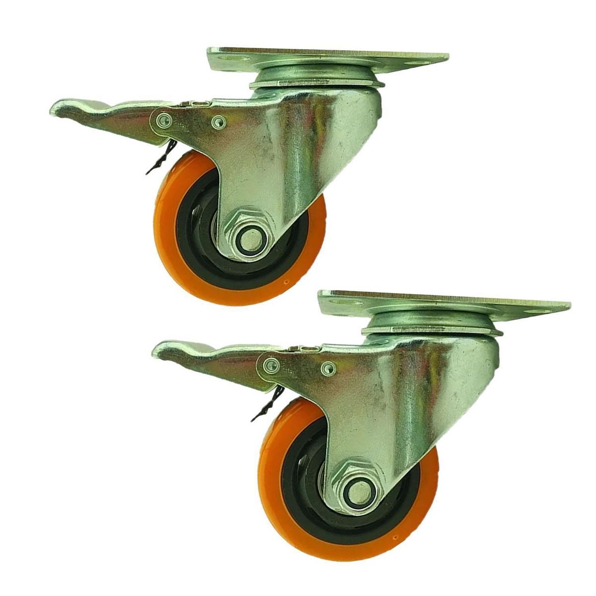 SOFBAL - Pack 2 Ruedas Giratoria 50mm Freno