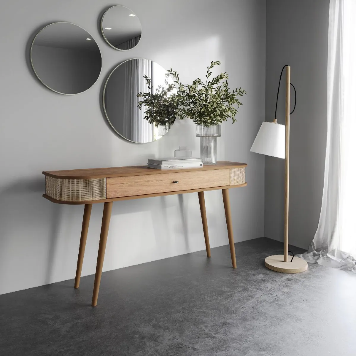 ROCA - Arrimo Alturas Canela 120x35x85 cm