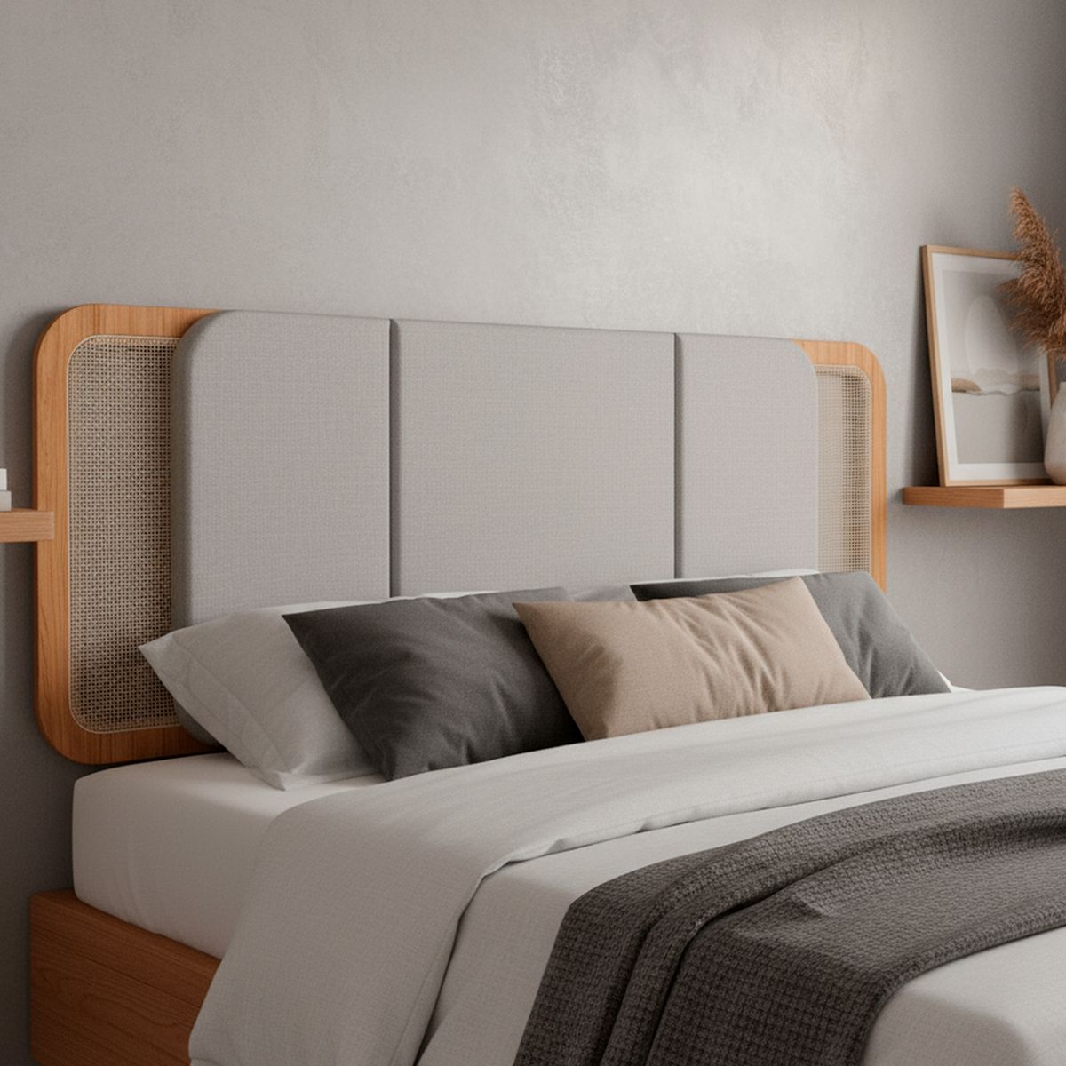 ROCA - Respaldo 2 plazas Alturas Gris-Canela