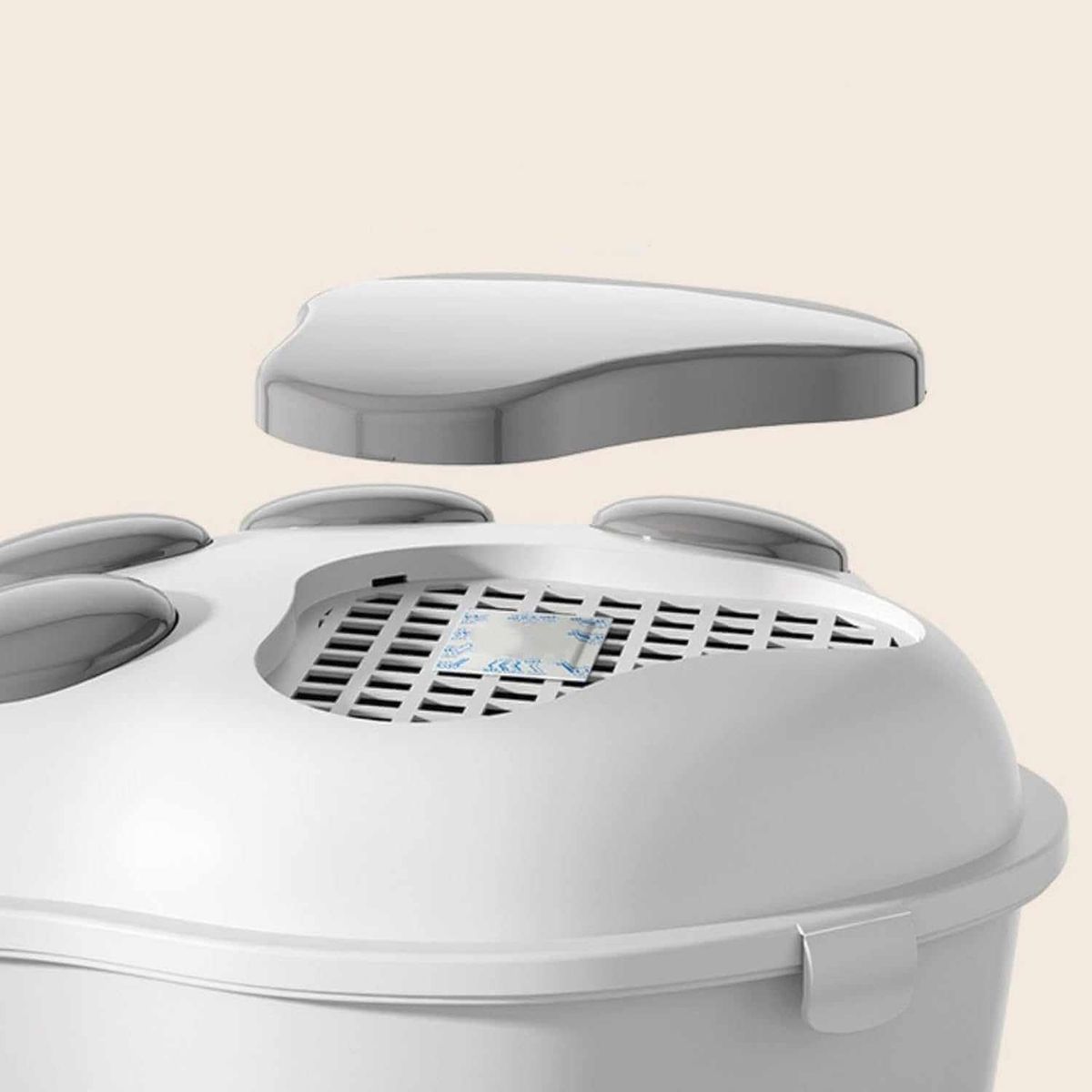 SOHOGAR - Contenedor de alimento para gatos 34x27 cm