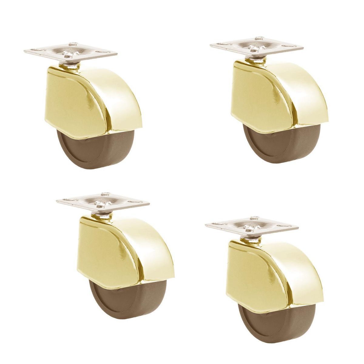 SOFBAL - Pack 4 Ruedas Doradas 50mm 77