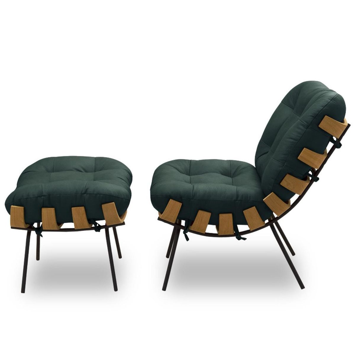 AMUV - Poltrona 1 cuerpo Costela 56x90x90 cm Verde