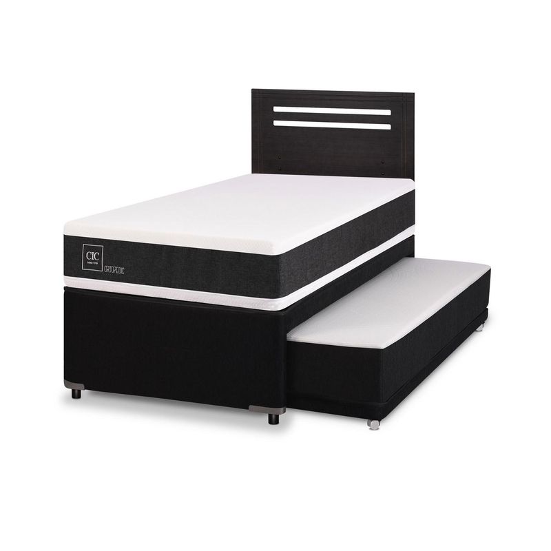 CIC - Divan ortopedic black Respaldo munich negro
