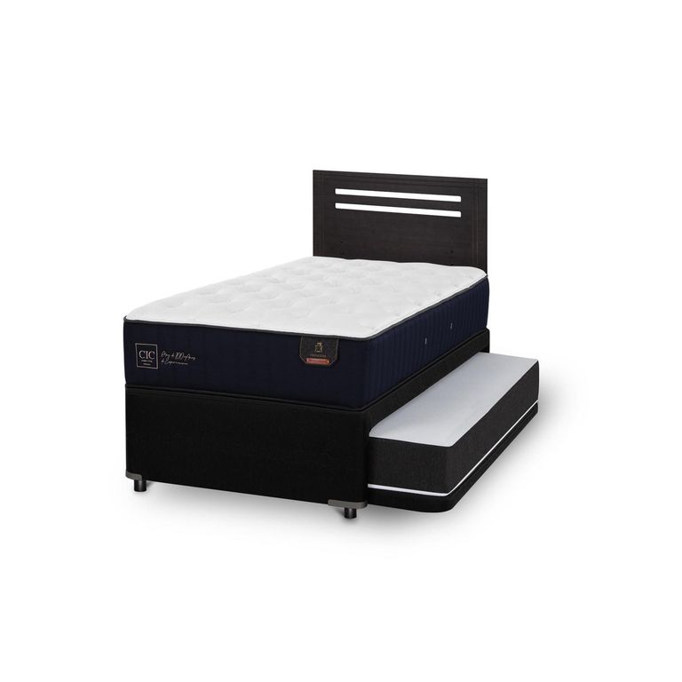 Diván 1.5 plazas Nido Premium Negro
