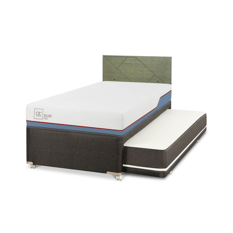 CIC - Divan excellence plus black Respaldo villarrica olivo