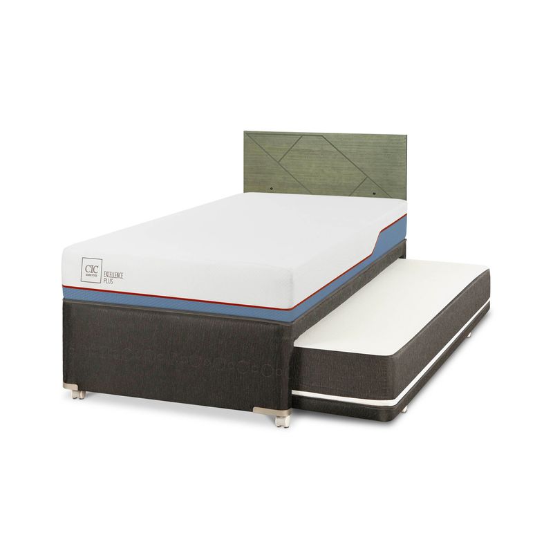 CIC - Divan excellence plus black Respaldo villarrica olivo