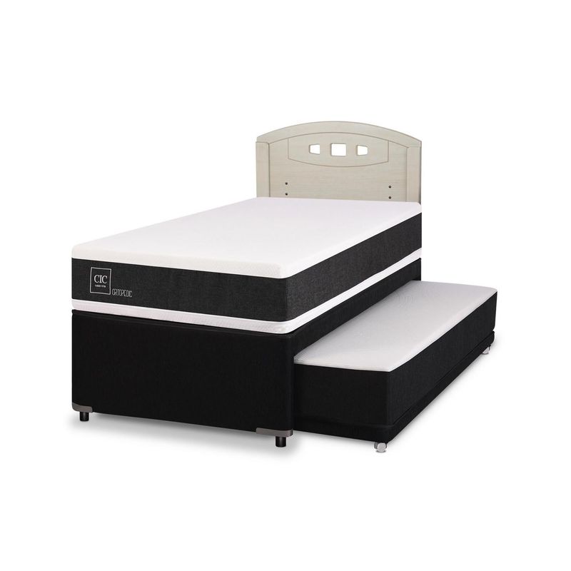 CIC - Divan ortopedic black Respaldo gales alpino