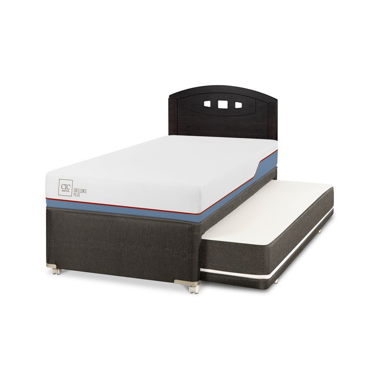 Diván 1.5 plazas Nido Excellence Plus Negro
