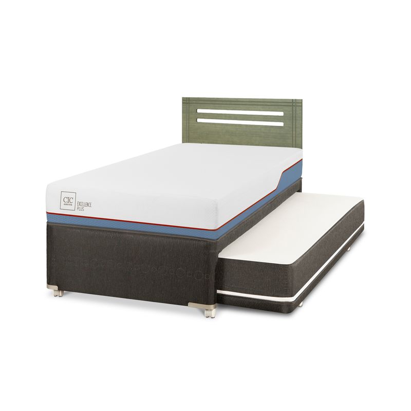 CIC - Divan excellence plus black Respaldo munich olivo