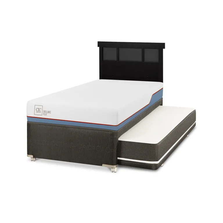 Diván 1.5 plazas Nido Excellence Plus Negro