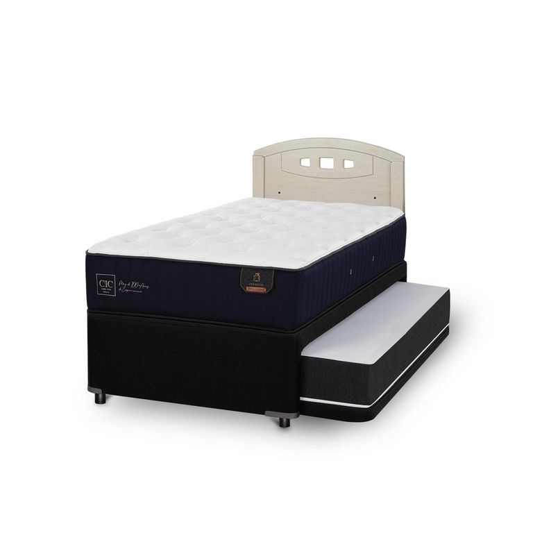 Diván 1.5 plazas Nido Premium Negro