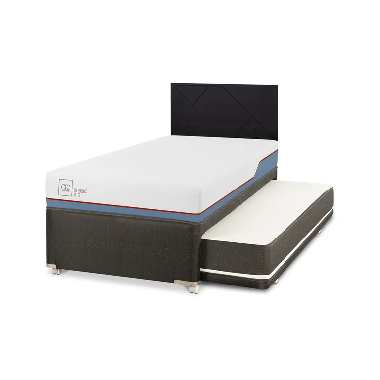 Diván 1.5 plazas Nido Excellence Plus Negro