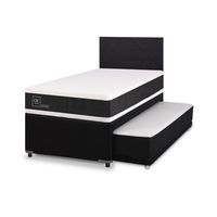 Divan ortopedic black respaldo villarrica negro