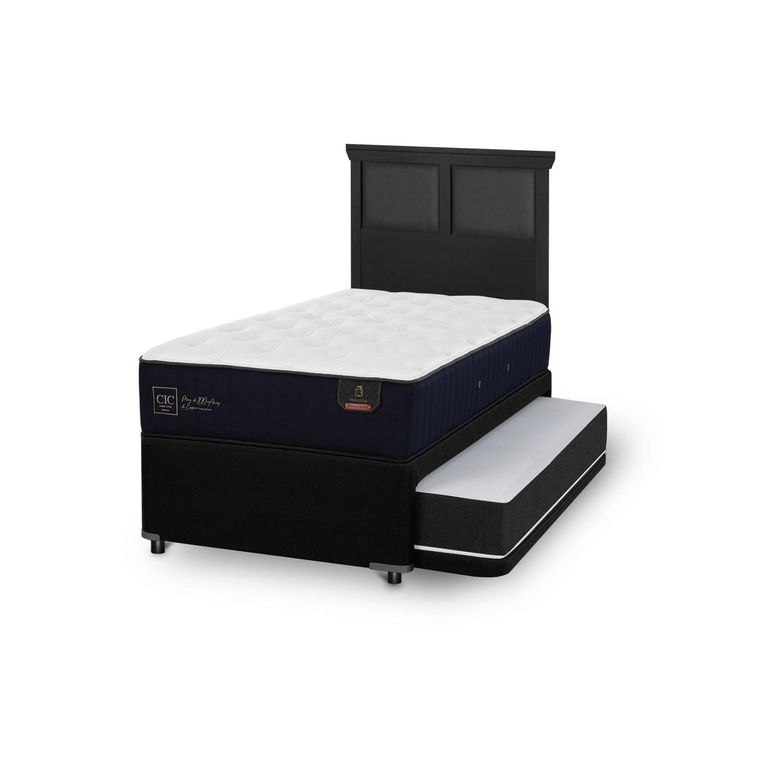 Diván 1.5 plazas Nido Premium Negro