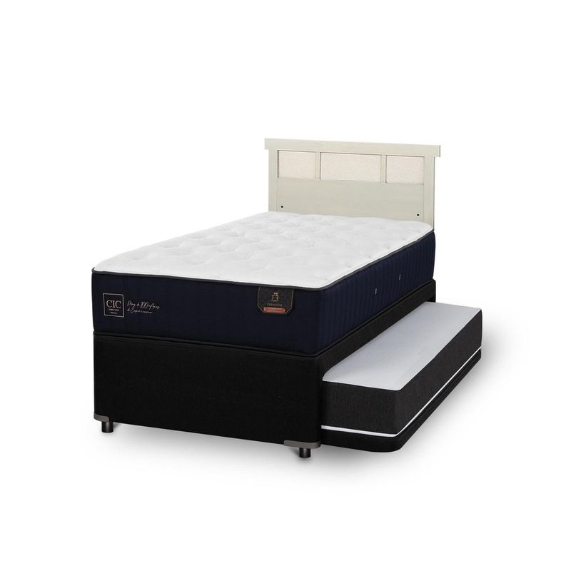 CIC - Divan  premium black  Respaldo dublin alpino