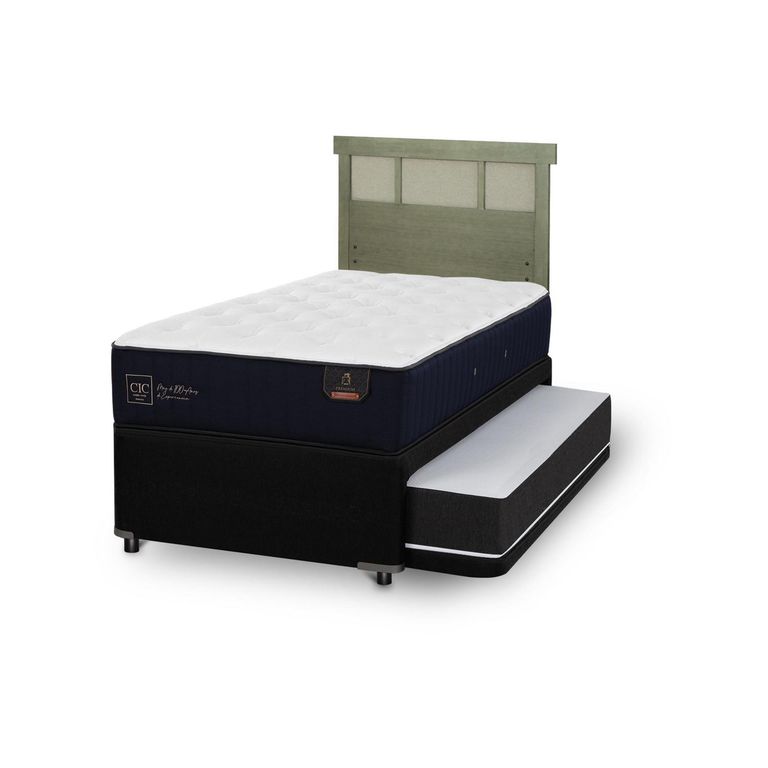 Diván 1.5 plazas Nido Premium Negro