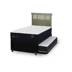 CIC - Divan premium black Respaldo dublin olivo