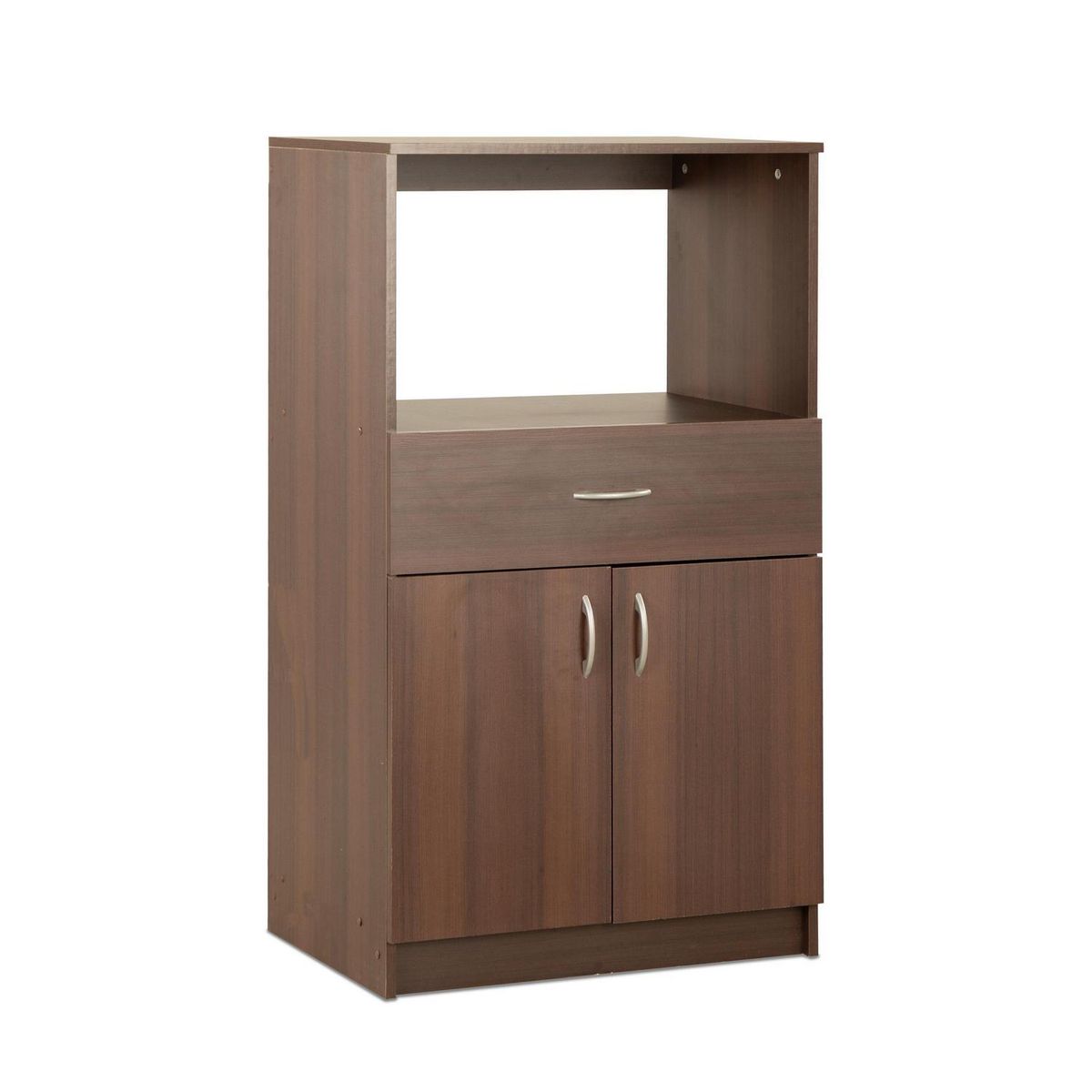 STANFORD - Mueble Auxiliar de Cocina 2 Puertas 1 Repisa Chocolate