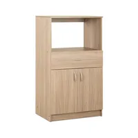 Mueble Auxiliar de Cocina 2 Puertas 1 Repisa Nogal