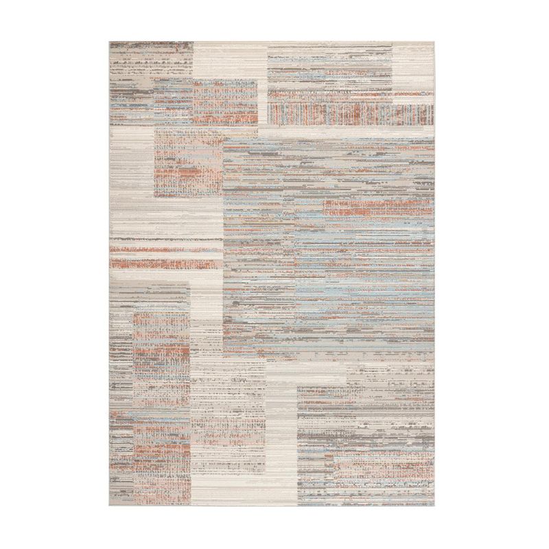 DIB - Alfombra Oxford 160x230 cm Gris/Azul