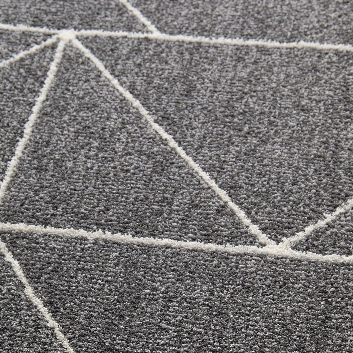 DIB - Alfombra Nevada 200x290 cm Polipropileno Gris