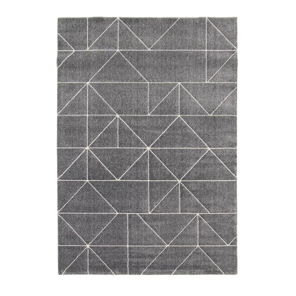 DIB - Alfombra Nevada 160x230 cm Polipropileno Gris