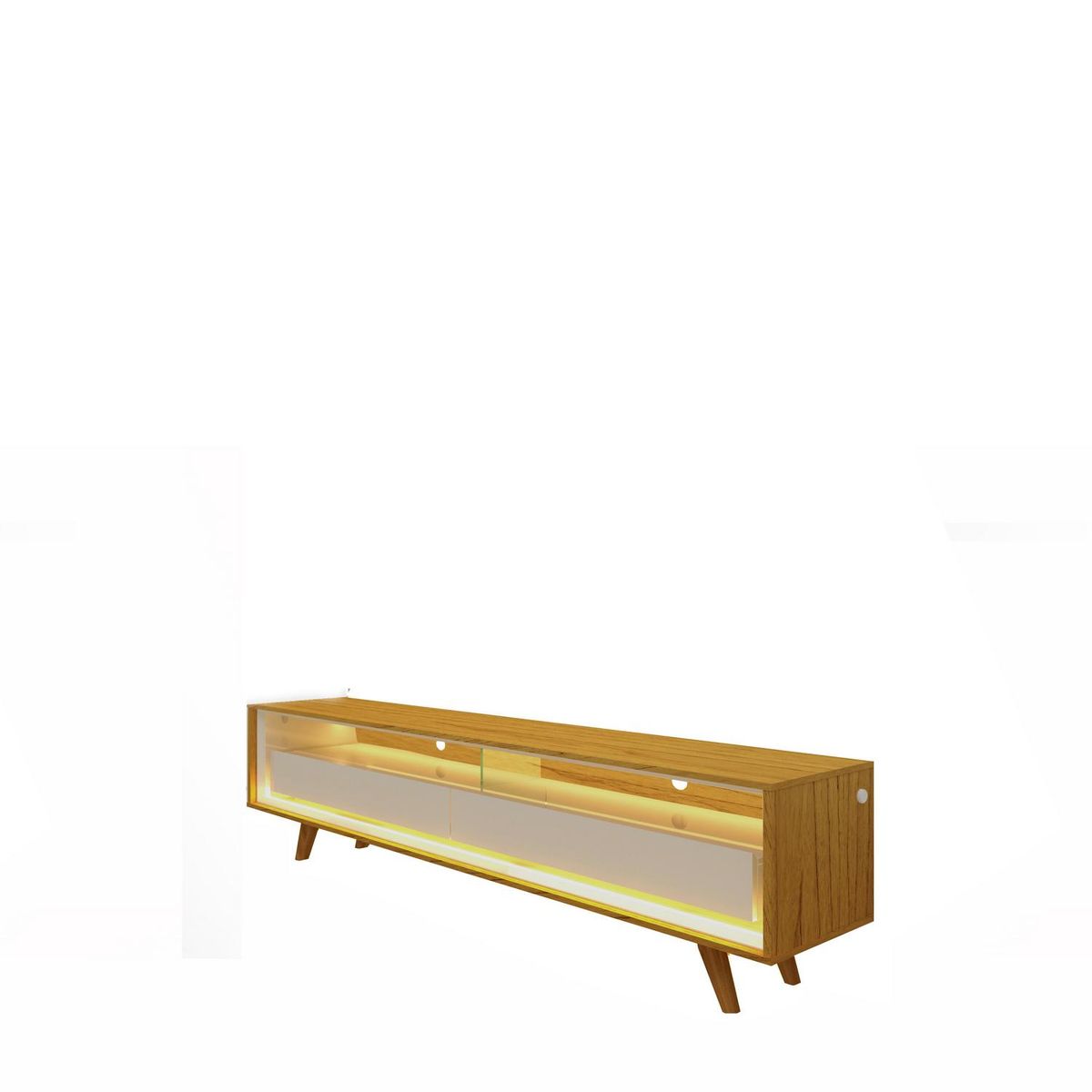 DECOCASA - Rack TV 55 " Requinte Natural Off White 172.5x58x34.8 cm