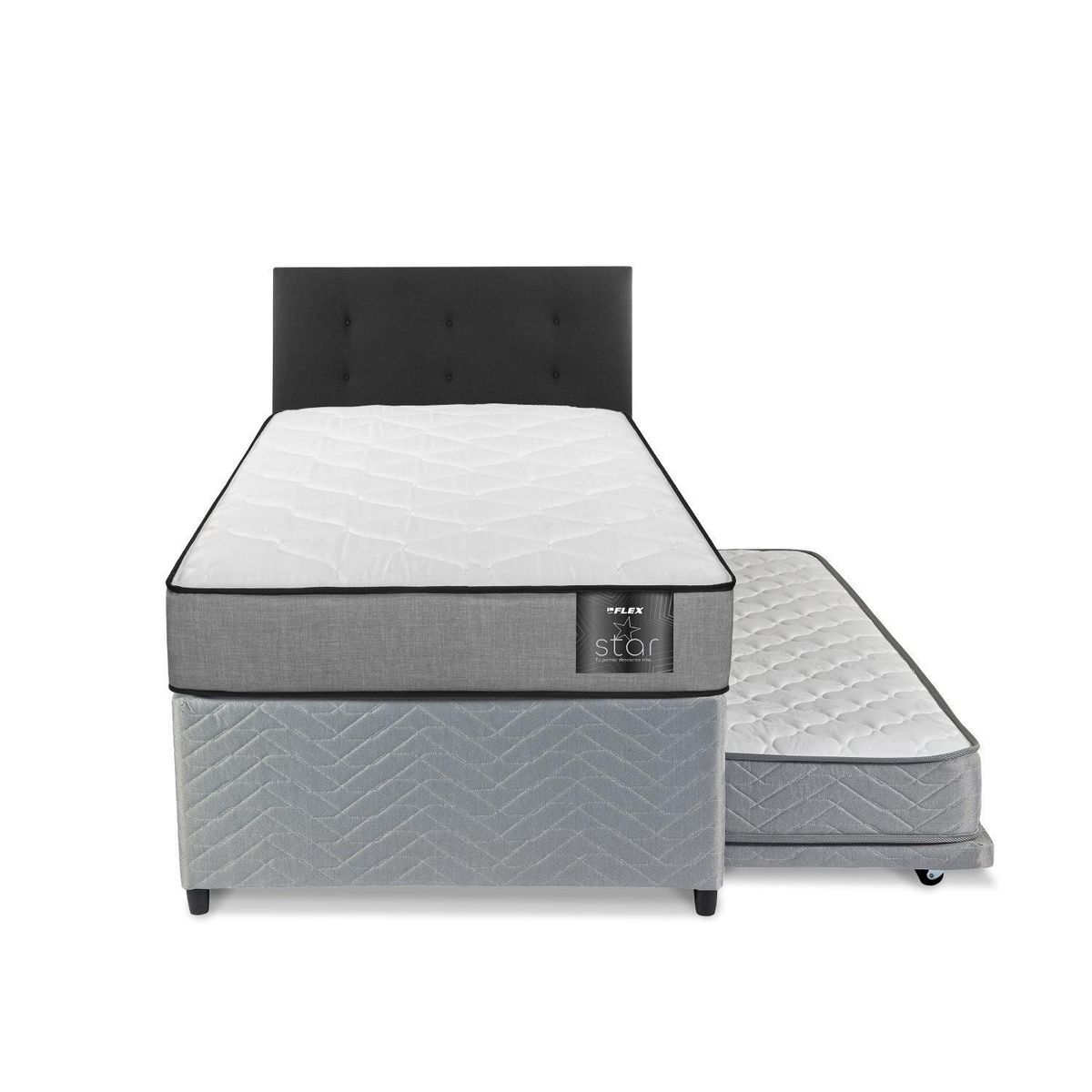 FLEX - Diván 1 plaza Nido Star Gris