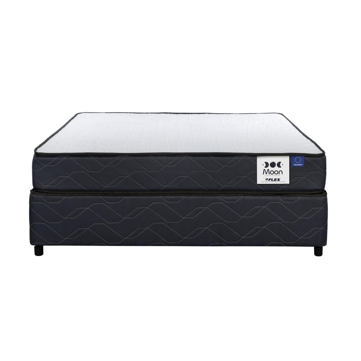 FLEX - Cama 2 plazas Americana Moon Azul