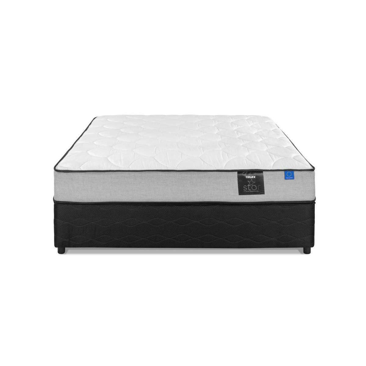 FLEX - Cama 2 plazas Americana Star Gris