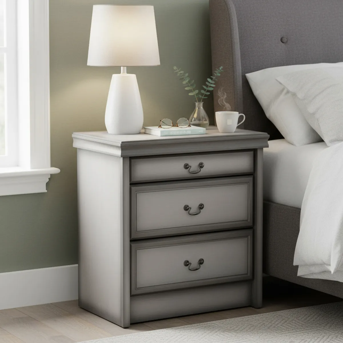 CIC - Velador 3 Cajón(es) Tamesis 45x69x66 cm Alpino