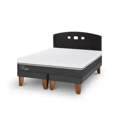 CIC - Cama Europea ortopedic advance 2p bd Respaldo Gales negro