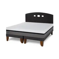 CIC - Cama Europea new balance 2p bd Respaldo Gales negro