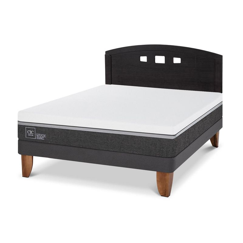 CIC - Cama Europea ortopedic advance 2p bn Respaldo Gales negro