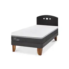 CIC - Cama Europea ortopedic advance 1.5p Respaldo Gales negro