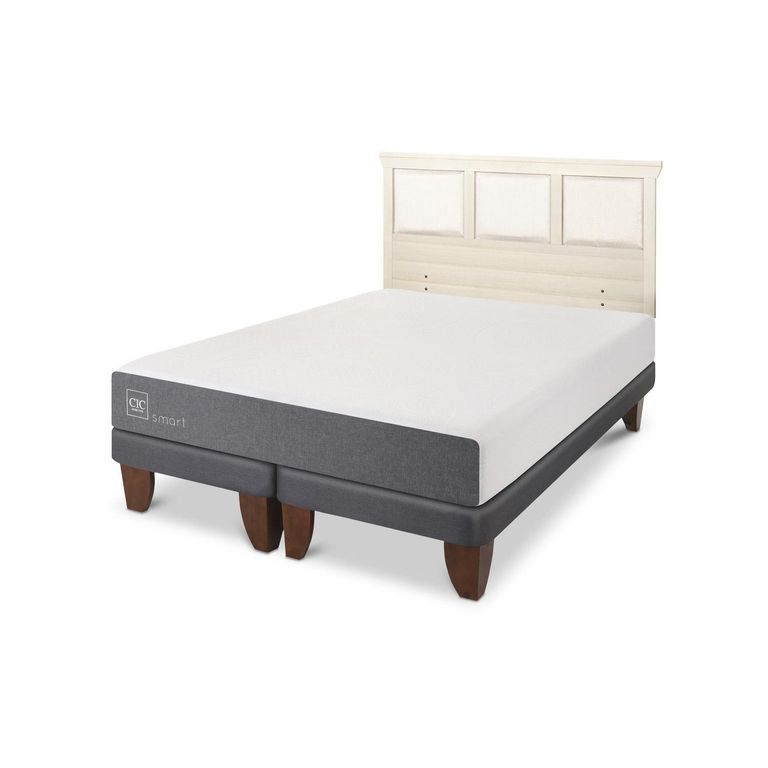 Cama Europea Smart 2P Bd Respaldo Torino Alpino