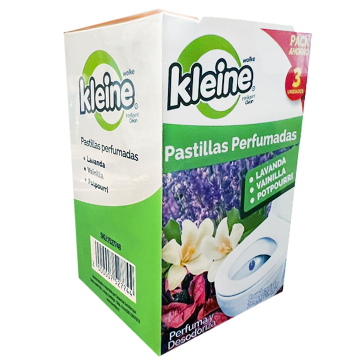 KLEINE WOLKE - Pastillas 45 gr taza WC 3 unid