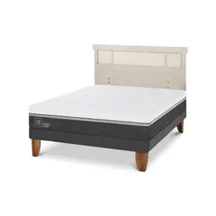 CIC - Cama Europea Ortopedic Advance 2P Bn Respaldo Dublin Alpino