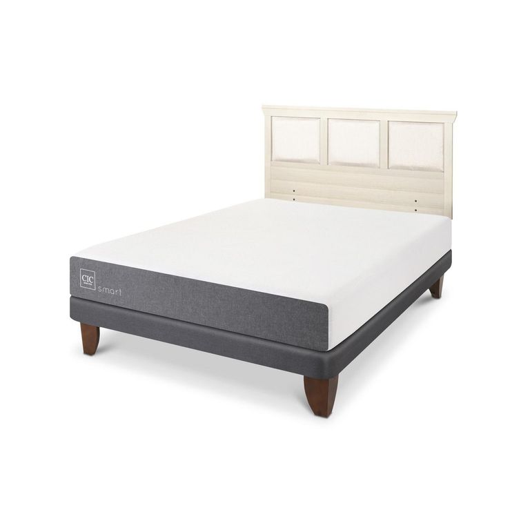 Cama Europea Smart 2P Bn Respaldo Torino Alpino
